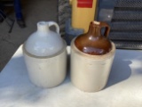 2 Stone Jugs