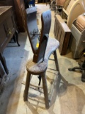 Antique Horse Harness Vise Bench