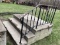 3-Step Cement Stairs 6' wide w/ railings