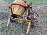 Jaeger Dual-Mix Portable Cement Mixer - Hyd Driven