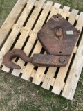 American Snatch Block & Hook (repainted)
