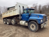 1996 Mack R Dump Truck Tri-Axle, 17' Box