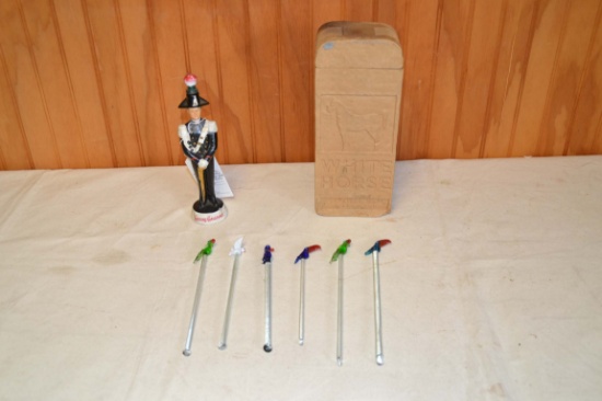 Whiskey Bottle White Horse - Swizel Sticks
