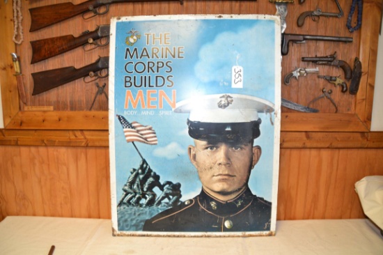 Metal Sign Marines