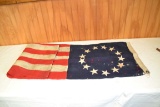 US Flag Navy 13 Star Flag