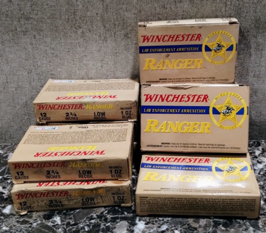 Lot (10) Winchester Ranger Shotgun Shells (5 Pack) 12 Ga. 2 3/4"