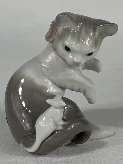 LLadro Cat and Mouse Figurine
