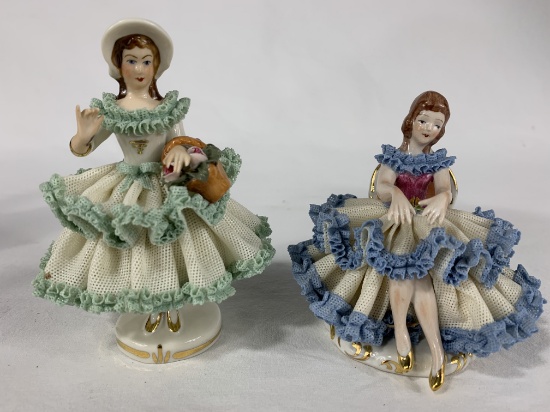 2 Dresden Figurines