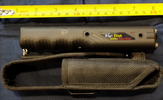 Zap Stick 800kv Stun Gun w/ Case (Tested Works Great)