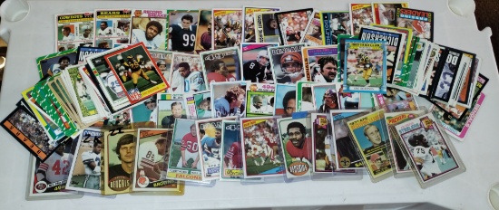 Huge Lot 1980s 1970s Vintage Football Cards Dan Marino Eric Dickerson Rookies