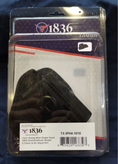 Tagua 1836 RH Holster TX-IPH4-1010 Optic Ready S&W Shield EZ 9mm .40 Hellcat