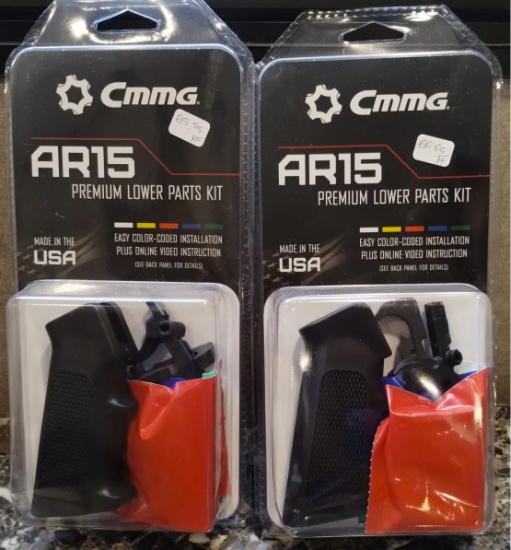Lot of (2) AR15 Premium Lower Parts Kit (CMMG)