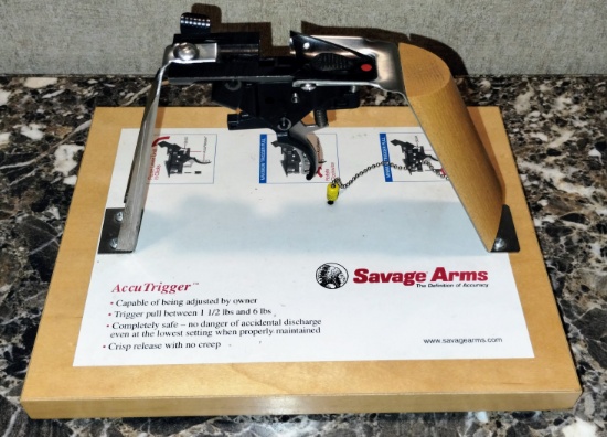 Savage Arms AcccuTrigger Retail Display Model