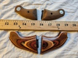 Lot of (2) Wooden Pistol Grips (Colt + Other)