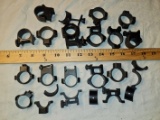Lot of Misc. Scope Rings (Various Sizes Parts ETC)