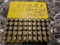 Lot of 44 AMP Auto Mag Bullets w/ Plastic Container