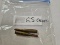 Lot of (2) 6.5mm Carcano Norma Rifle Cartridges Ammo