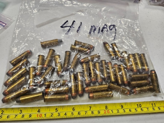 Large Lot 41 Mag Bullets Ammo