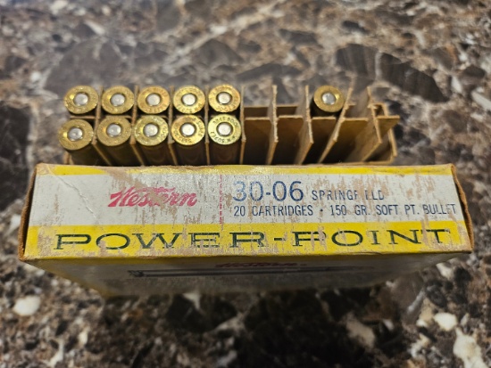 Winchester Western Super X Power-Point 30-06 Springfield 150 Grain Soft Point Bullets