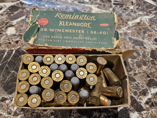 Remington Kleanbore 38 Winchester 38-40 180 Grain Soft Point Bullets