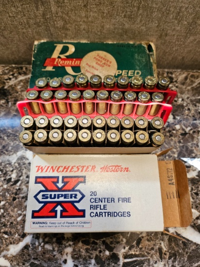 308 Winchester Rifle Cartridges Lot Remington 110 & 180 Grain