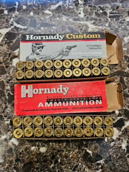 Lot Hornady 475 Linebaugh Hollow Point Cartridges