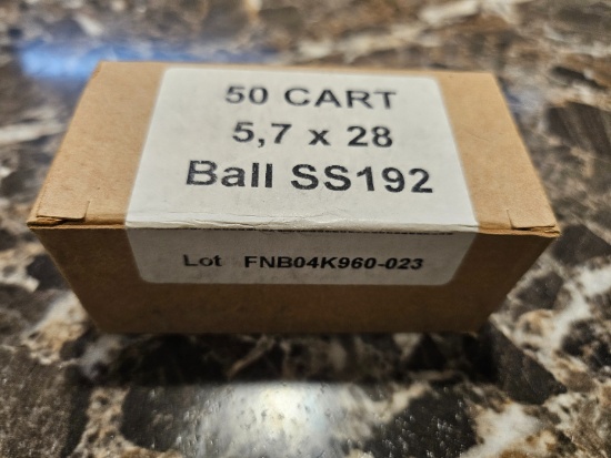 50 Cartridges (5.7 x 28 Ball SS192) FNB04K960-023