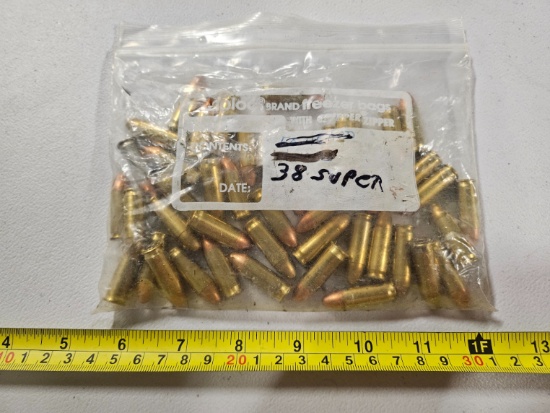 Large Lot .38 Super Ammo Bullets