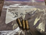 Lot of (3) .38 Auto Bullets