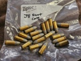 Lot 38 Short Colt Bullets Ammo