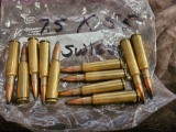 Lot of (11) 7.5×55mm Swiss Rifle Cartridges Ammo