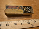 Rare Vintage Western .22 Long 29 Grain Lead Lubricated Bullets