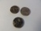 Three Vintage Nickels
