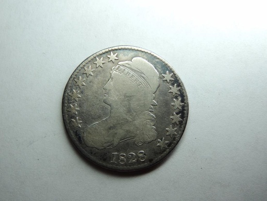1828 Capped Bust Lettered Edged Half Dollar