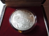 Five 1986 One Ounce Silver 5 Yuan Coins