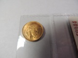 1864 Twenty Francs Gold Napoleon III MS60