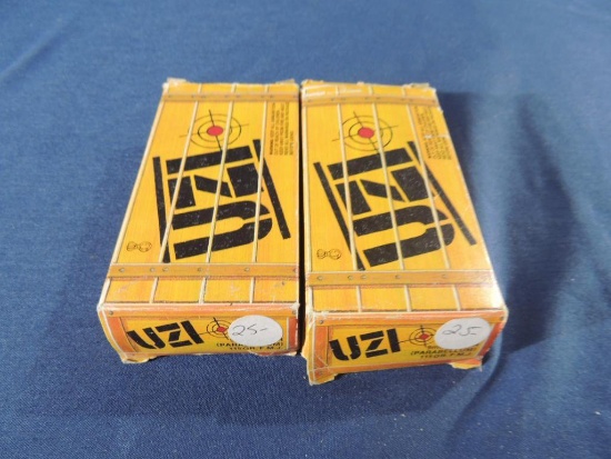 Two Full Boxes of Uzi 9mm Ammunition
