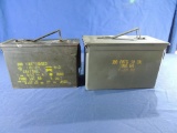 Two Military Ammo Cans