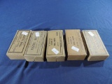 Five Boxes of 45 Caliber Military Ball Ammo
