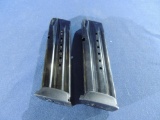 Two Walther PPX 9mm Magazines