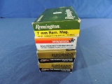 Four Boxes of 7mm Rem Mag