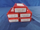 Five Boxes of 350 Remington Magnum