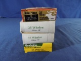 Four Boxes of 35 Whelen Ammo