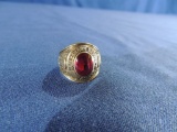 1967 Alleghany High School 10K Gold Class Ring