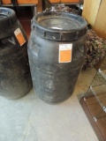 50 Gallon Plastic Barrel with Lid