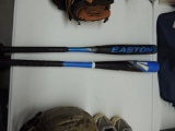 Two Easton Baseball Bats