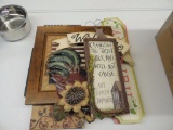 Assorted Wall Hangings and Decorative Plaques