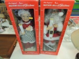 Santa Claus & Mrs Claus Lighted Figurines