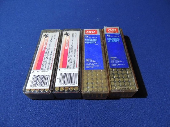 Four Boxes of 22 LR Ammunition
