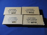 Four Boxes of 38 Special Military Ammunition